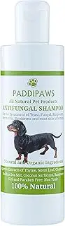 100% Natural Antifungal and Antibacterial Dog Shampoo - Yeast Infections, Ringworm, Dermatitis, Pyoderma - Safe - Natural - Paraben and SLS Free - 250ml - Larger bottle available from the store.
