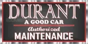 DURANT MOTOR CARS DEALER STYLE CAR DISPLAY OLD SIGN REMAKE ALUMINUM SIZE OPTIONS