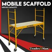 450kg Mobile Scaffold Ladder Scaffolding Platform Portable Ladder Work Safety +S