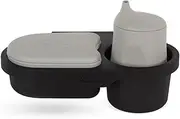 Silver Cross | Pram Snack Tray | Pram Accessories | Beaker & Snack Pot | Silcone | Clip On Snack Tray