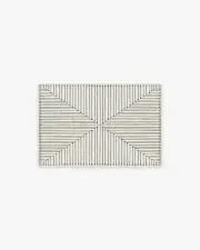 60' x 90' | Machine Washable Runner Rug | Kid & Pet Friendly | Indoor Rug | Inkdrop Camel & Ivory Rug by Jonathan Adler | Ruggable