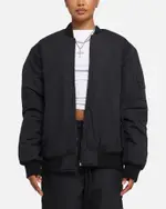 [The Anti Order] The Anti Order Anti Essential Oversized Bomber Jacket Black - Size L L Black
