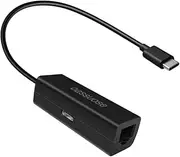 Oassuose Ethernet Adapter for chromecast with Google tv,USB C to Ethernet Adapter with Charging Port Compatible with Google TV,Smartphones, Tablets, Android Devices