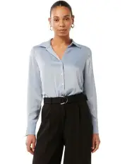 [Forever New] Fiona Textured Shirt in Blue