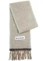 Acne Studios Vally Alpaca-blend Scarf - Beige ONE SIZE