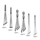 Egg Beater Manual Mixer Whisk Egg Whisk Stainless Wire Whisker Portable