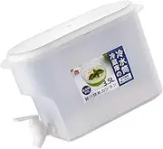 Zerodeko 1Pc Large Capacity Fridge Water Kettle with Beverage Dispenser for Cold Water Tea and Juices for Home Use and Entertaining Guests