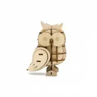 在飛比找Yahoo!奇摩拍賣優惠-TEAM GREEN® 木質3D拼圖-貓頭鷹