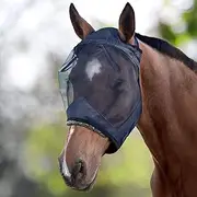 Harrison Howard CareMaster Fly Mask Full Face No Ears Piano Black