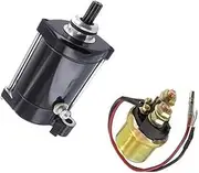 6M6-81800-10-00 12 Volt Starter/Solenoid Kit for Y&amaha Personal Watercraft (PWC) WB700 Wave Blaster 1993 1994 1995 1996 1997 701cc