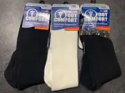 Foot Comfort Graduated Compression Over The Calf Large Anti-Microbial Socks