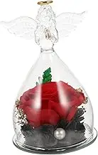 Preserved Flower Ornament Artificial Gold Her Tulip Decoration Table Lamp Pink Flowers Bouquet Memorial Eternal Garland Clear Light Hydrangea Preserved Flower (Real Flower) Red
