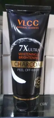 VLCC 7X Ultra Whitening&Brightening Charcoal Peel Off-Mask- 1 Product 7 Benefits