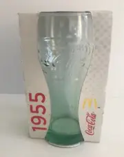 McDonalds 2015 Coca Cola The Original Coke Glass 100 Years of Coke 1955 - New