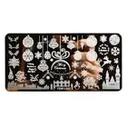 Manicure Printing Mold Reusable Christmas Pattern Printing Stencil Manicure Art