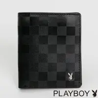 在飛比找ETMall東森購物網優惠-PLAYBOY - 短夾 Force系列 - 黑色