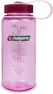 Nalgene Sustain Tritan BPA-Free Water Bottle Made with Material Derived from 50% Plastic Waste, 16 OZ, Wide Mouth, Cosmo