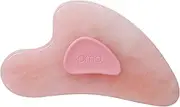 PMD Gua Sha - Massaging, Sculpting, and Depuffing Tool - Custom Design with Genuine Rose Quartz Stone and Silicone Grip - Reduce Tension & Inflammation