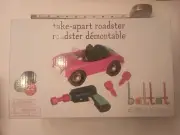 NEW Vroom! Battat TakeApart Roadster Red Car Toy Toddler Construction With Tools