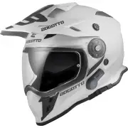 H331 BT Bluetooth White Enduro Helmet