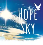 Hope Sky Scripture Art Book: Uplifting Scriptures About Hope by Dawnlight Publis