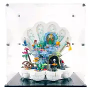 Display Case for LEGO® 43225 The Little Mermaid Royal Clamshell
