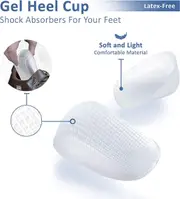 Tuli's Classic Gel Heel Cups, Clear