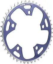Pulsar Chainring 44T 1/8" 110mm BCD 5 Arm Hole Old School BMX Single Speed Fixie,GrayxBlue, WFS3078-BO
