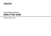 Denon DRA-F102DAB Receiver Amplifier Owners Manual