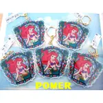 ☆POMER☆日本 迪士尼 絕版正品 公主 小美人魚 愛麗兒 ARIEL 彩繪玻璃教堂 唯美 壓克力 鑰匙圈 吊飾 禮物