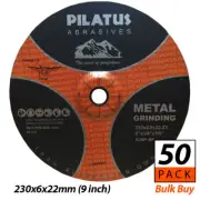 230mm GRINDING DISCS 9" WHEELS METAL STEEL ANGLE GRINDER CUTTING