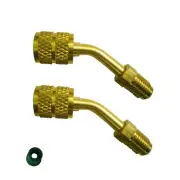 2Pk R410a HVAC Adapter for Mini Split System, 5/16" SAE Female Quick Connectors