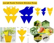 Dual-Sided Sticky Traps for Indoor/Outdoor Use Mini Insect Pot Traps Fly Gnat