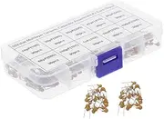 OKUMEYR Assorted Capacitors Kit 600pcs Electronics Component Assortment High Voltage Ceramic Caps