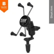 RAM Motorcycle Fork Stem Large X-Grip Phone Kit