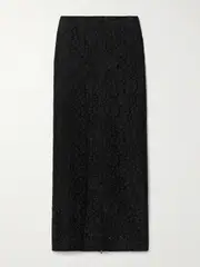 [Proenza Schouler] Proenza Schouler - Jasmine Lace Maxi Skirt - Black - US2 US 2 Black