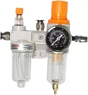 Vsenkes AL2000 Oil and Water Separator Gas Source Processor Tire Repair Tool Tubing Connector Stable Air Source Pneumatic Lubricator