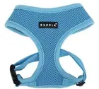 Puppia Dog Harness Sky Blue Large No Choke Over The-Head Breathable Mesh Teal