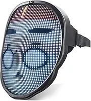 Smart Luminous mask Bluetooth Connection APP Full-Color led face-Changing Luminous mask Halloween Party Dance Party bar Nightclub Atmosphere mask Suitable for Children and Adult Costume Role-Playing,