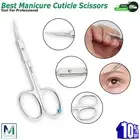 Cuticle Scissors Steel Trimming Nails Tijeras Para Cutículas Manicure Pedicure