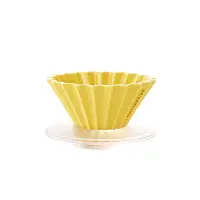 在飛比找博客來優惠-日本 ORIGAMI 陶瓷濾杯組S 蛋黃色/AS樹脂