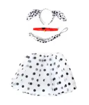 Adult Children Dalmation Costume 101 Dalmations Book week dalmatian cruella