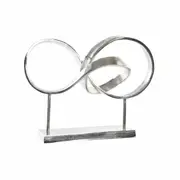 Decorative Figure Dkd Home Decor Silver Aluminium 42 x 18 x 33 Cm