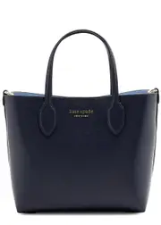 Kate Spade New York Bleecker Medium Leather Tote - Navy ONE SIZE