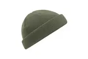 Beechfield Fisherman Mini Recycled Beanie (Olive Green) (One Size)