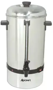 Adcraft CP-100 100 Cup Coffee Percolator w/ Automatic Temperature Control