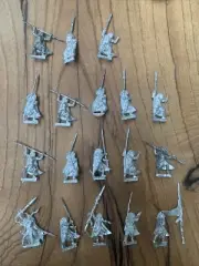 Warhammer Wood Elf Glade Guard Unit Of 18 Inc Command And Hero Metal Rare OOP