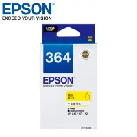 在飛比找蝦皮商城優惠-EPSON T364 原廠墨水匣黃色
