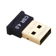 US USB 2.0 Bluetooth Dongle Ver 4.0 Wireless Adapter Cordless Mini For Laptop