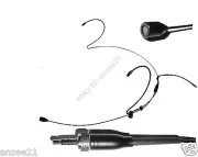 Black Headset Microphone for Sennheiser G3 G4 G2 Wireless Double earset Hook Mic